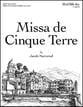 Missa de Cinque Terre SSATBB Choral Score cover